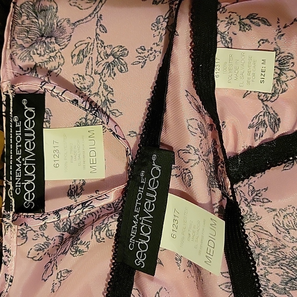 NWT: Cinema Etoile Seductivewear 3 Piece Set - Picture 10 of 12